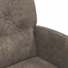 Krzesełka jadalne na kółkach 2 pcs ciemno szary 58 x 67 x 97 cm