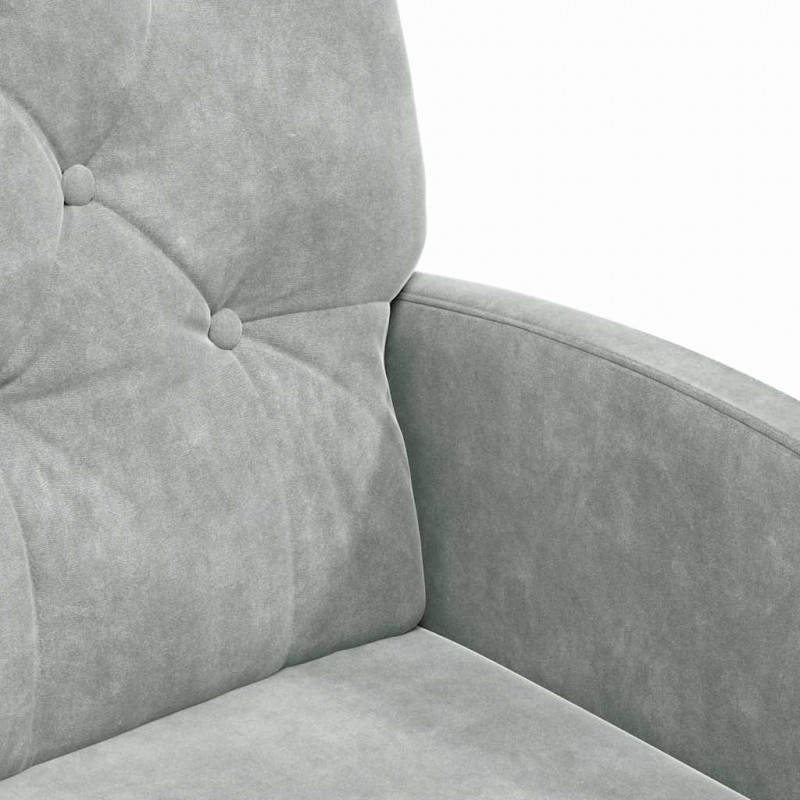 Krzesełka jadalne na kółkach 2 pcs Jasnoszary 58 x 67 x 97 cm