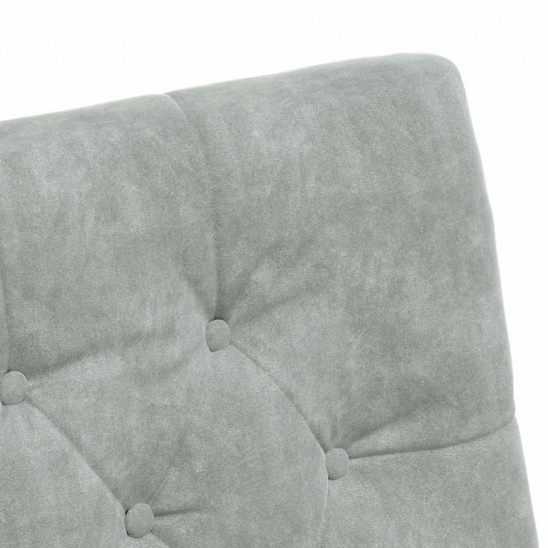Krzesełka jadalne na kółkach 2 pcs Jasnoszary 58 x 67 x 97 cm