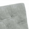 Krzesełka jadalne na kółkach 2 pcs Jasnoszary 58 x 67 x 97 cm