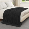 Koce narzutowe 6 pcs Czarny 200 x 150 cm Polar