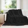 Koce narzutowe 6 pcs Czarny 240 x 220 cm Polar