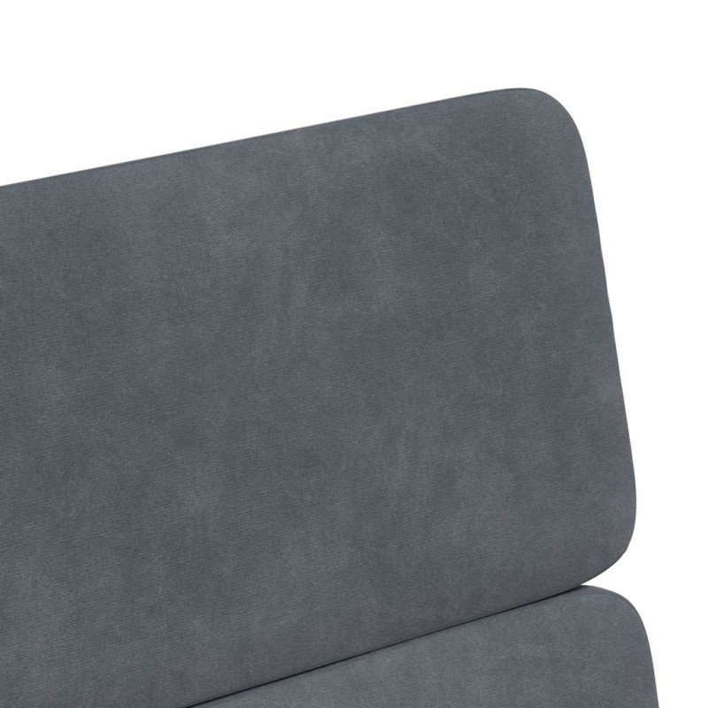 Krzesełka jadalne na kółkach 2 pcs ciemno szary 58 x 65 x 98 cm
