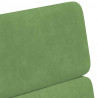 Krzesełka jadalne na kółkach 2 pcs jasnozielony 58 x 65 x 98 cm