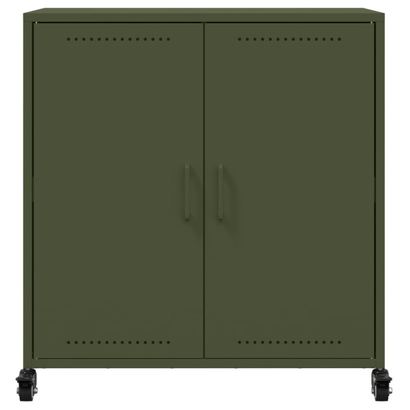Szafka, oliwkowa, 68,5x39x72 cm, stal