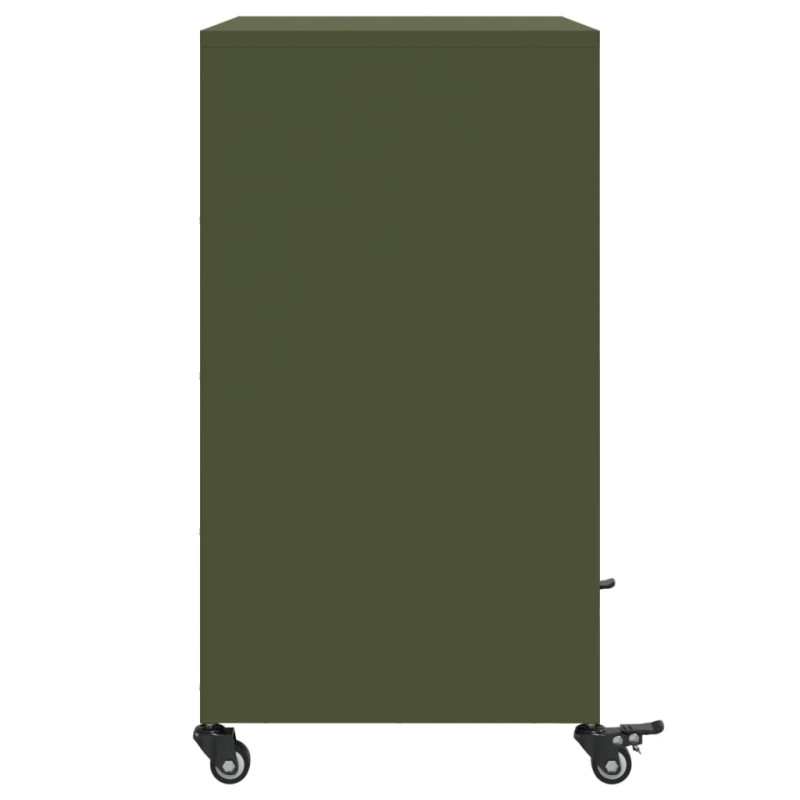 Szafka, oliwkowa, 68,5x39x72 cm, stal