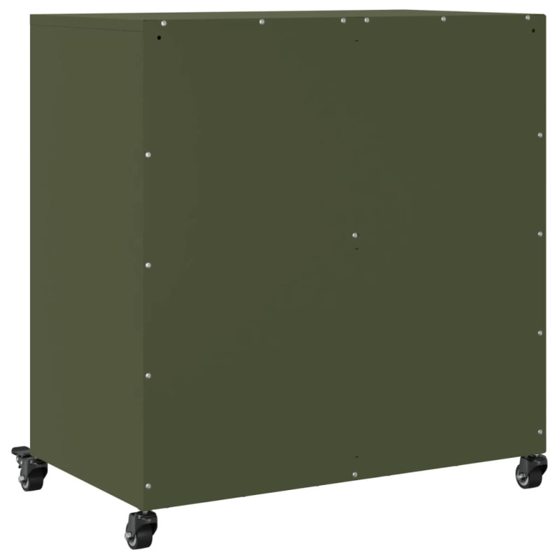 Szafka, oliwkowa, 68,5x39x72 cm, stal
