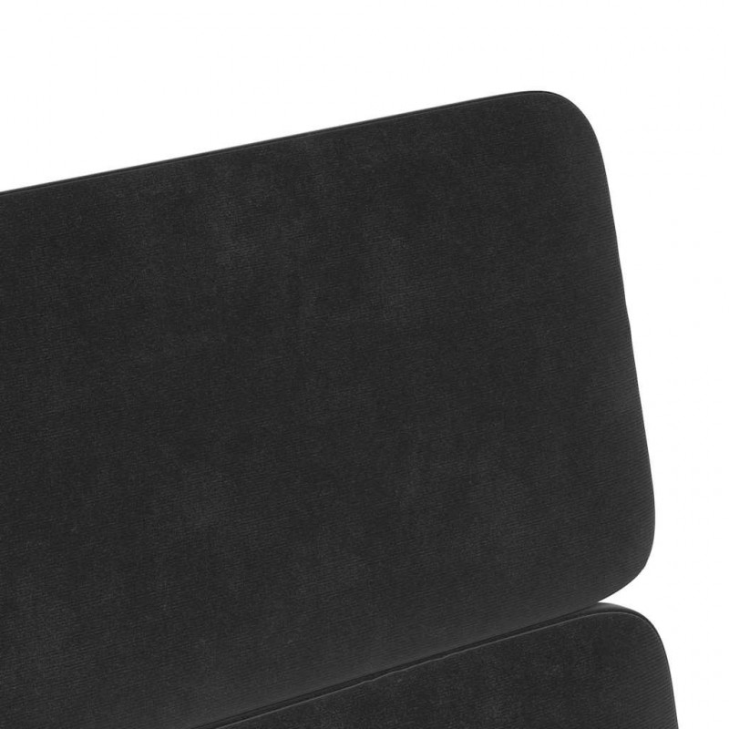 Krzesełka jadalne na kółkach 2 pcs Czarny 58 x 65 x 98 cm
