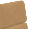 Krzesełka jadalne na kółkach 2 pcs Brązowy 58 x 65 x 98 cm