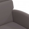 Krzesełka jadalne na kółkach 2 pcs Szary 58 x 65 x 98 cm
