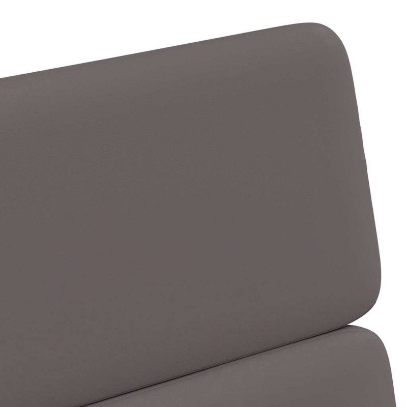 Krzesełka jadalne na kółkach 2 pcs Szary 58 x 65 x 98 cm