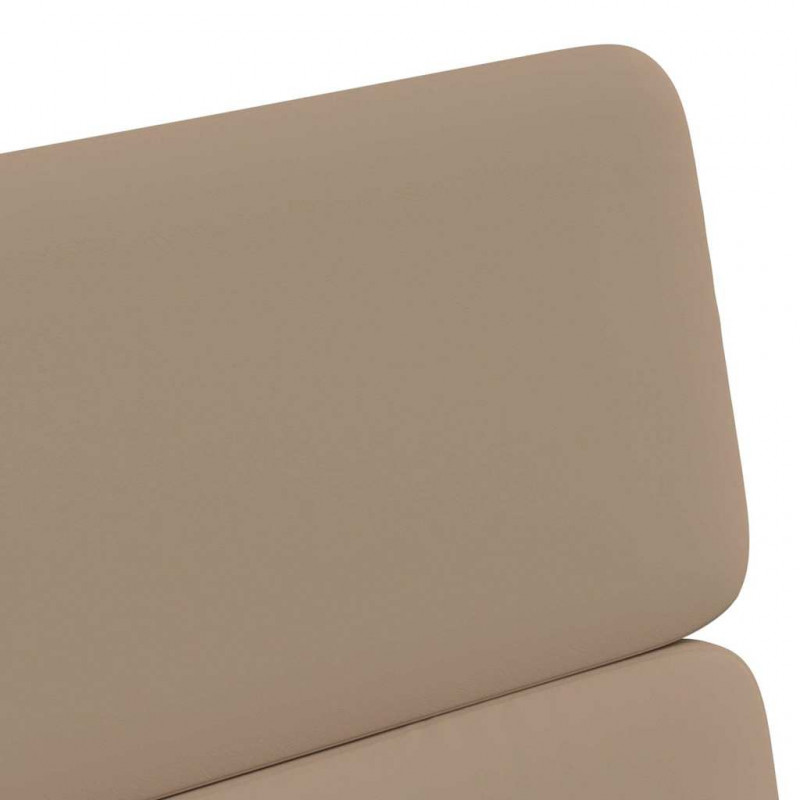 Krzesełka jadalne na kółkach 2 pcs Cappuccino 58 x 65 x 98 cm