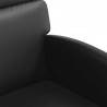 Krzesełka jadalne na kółkach 2 pcs Czarny 58 x 65 x 98 cm