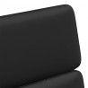 Krzesełka jadalne na kółkach 2 pcs Czarny 58 x 65 x 98 cm
