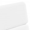 Krzesełka jadalne na kółkach 2 pcs Biały 58 x 65 x 98 cm