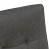 Krzesełka jadalne na kółkach 2 pcs Czarny 58 x 67 x 97 cm