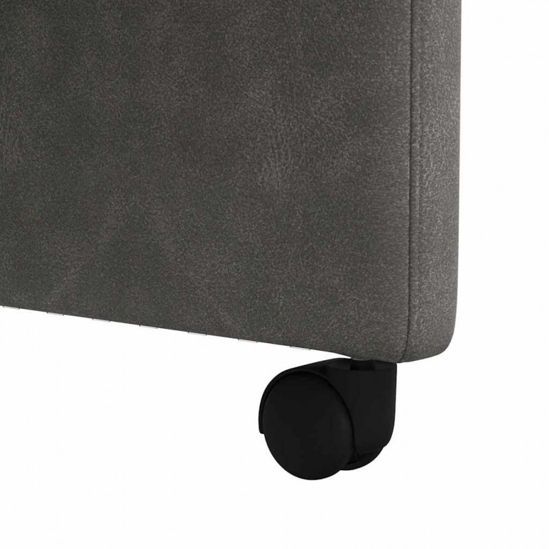 Krzesełka jadalne na kółkach 2 pcs Czarny 58 x 67 x 97 cm
