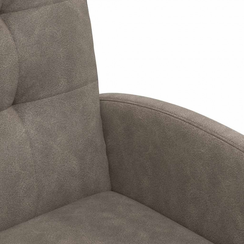 Krzesełka jadalne na kółkach 2 pcs Szary 58 x 67 x 97 cm