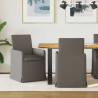 Krzesła jadalne 2 pcs Jasnoszary 57 x 67 x 95 cm Płótno