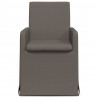 Krzesła jadalne 2 pcs Jasnoszary 57 x 67 x 95 cm Płótno