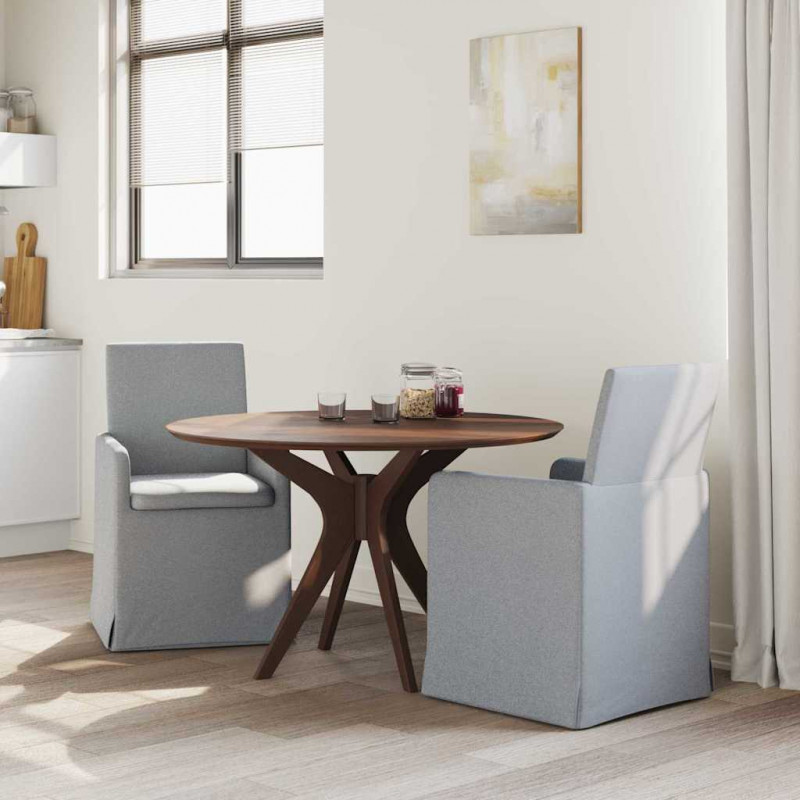 Krzesła jadalne 2 pcs Jasnoszary 57 x 67 x 95 cm tkanina