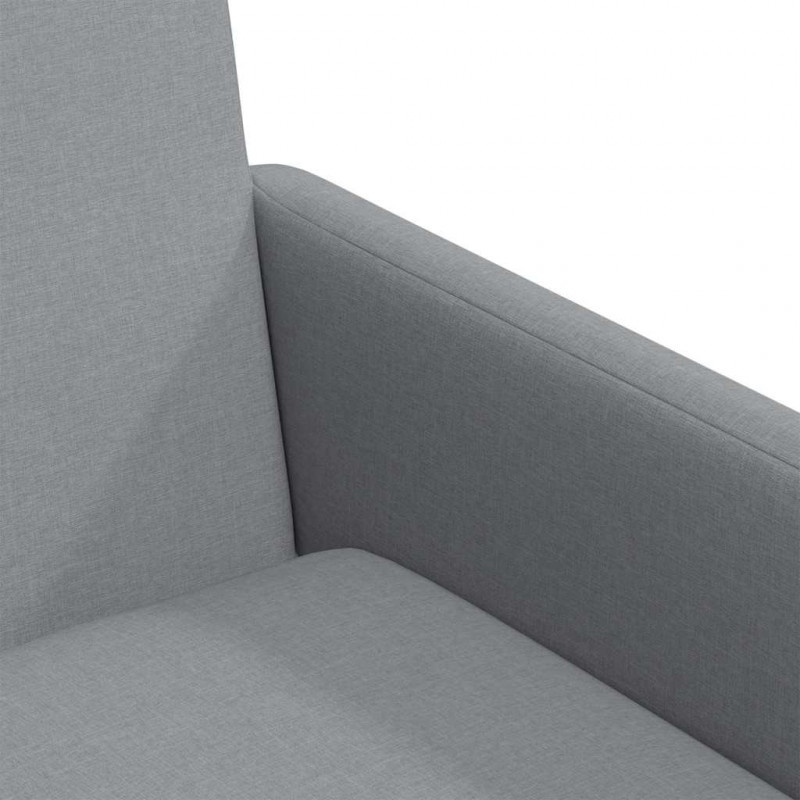 Krzesła jadalne 2 pcs Jasnoszary 57 x 67 x 95 cm tkanina