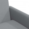 Krzesła jadalne 2 pcs Jasnoszary 57 x 67 x 95 cm tkanina