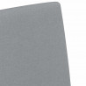 Krzesła jadalne 2 pcs Jasnoszary 57 x 67 x 95 cm tkanina