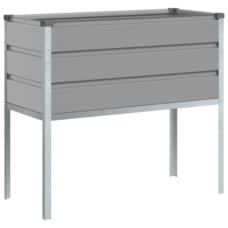 Donica Jasnoszary 100 x 45 x 90 cm Stal Galwanizowana
