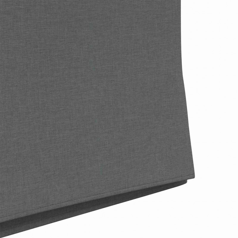 Krzesła jadalne 2 pcs ciemno szary 57 x 67 x 95 cm tkanina