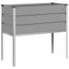 Donica Jasnoszary 100 x 45 x 90 cm Stal Galwanizowana