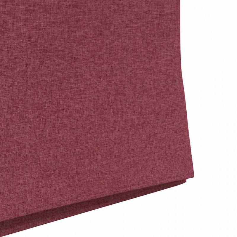 Krzesła jadalne 2 pcs czerwone wino 57 x 67 x 95 cm tkanina