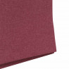 Krzesła jadalne 2 pcs czerwone wino 57 x 67 x 95 cm tkanina