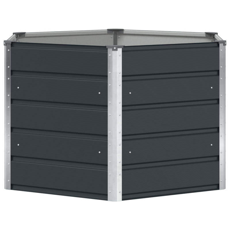 Donica Antracyt 129 x 129 x 75 cm Stal