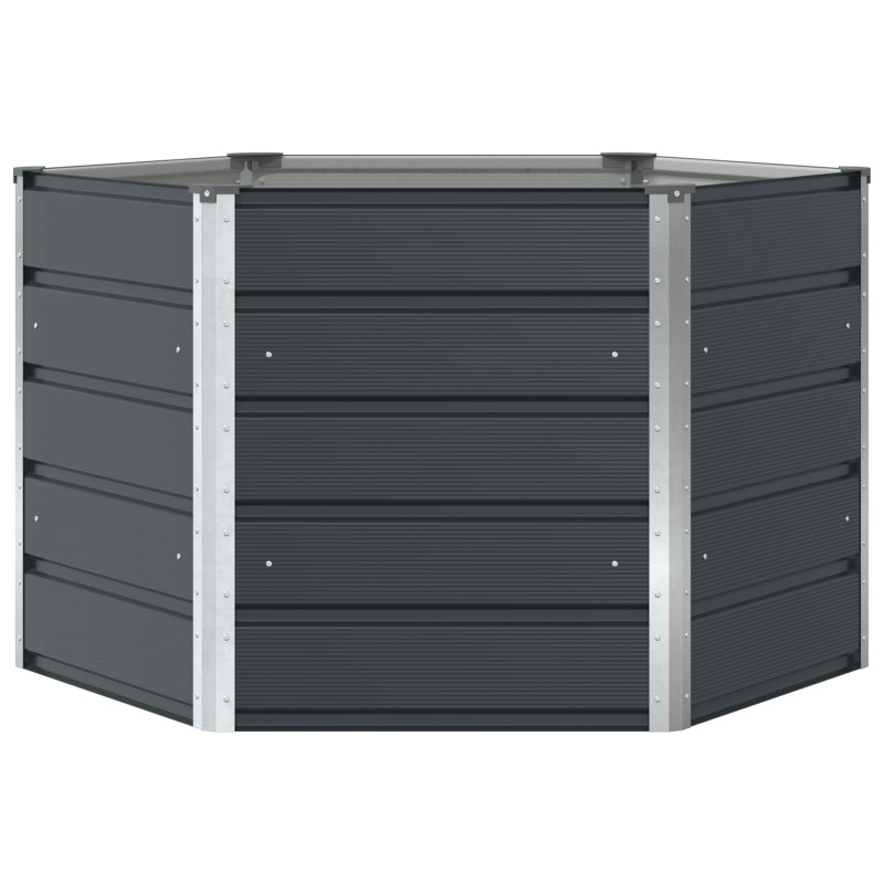 Donica Antracyt 129 x 129 x 75 cm Stal