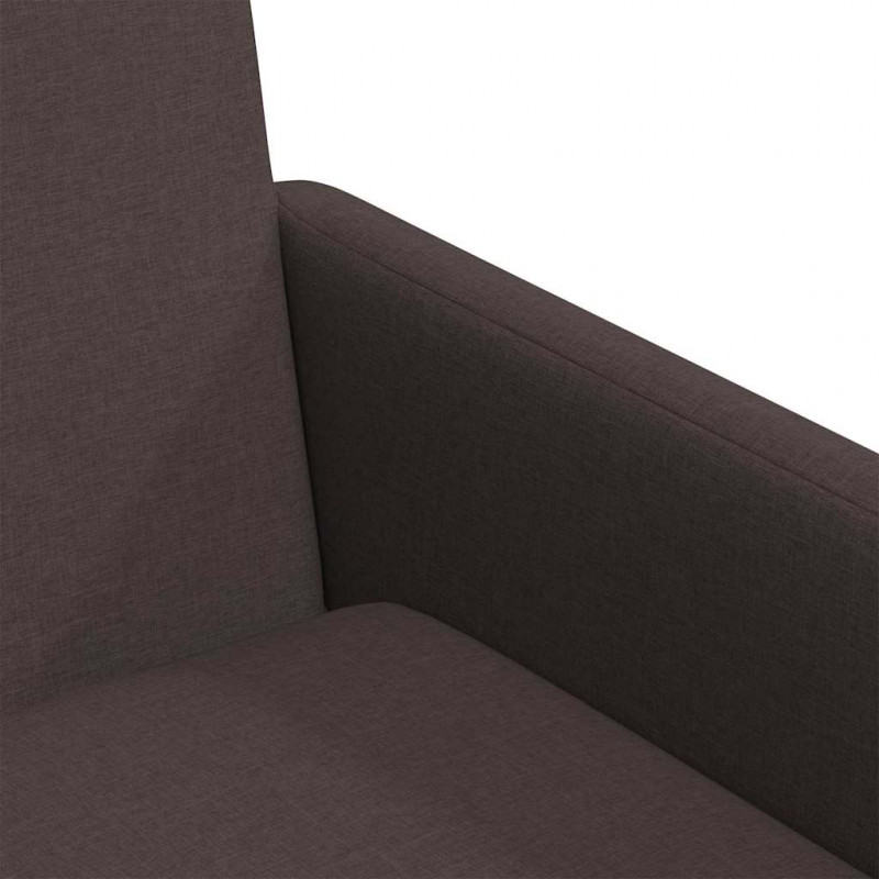Krzesła jadalne 2 pcs ciemnobrązowy 57 x 67 x 95 cm tkanina