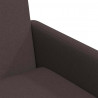 Krzesła jadalne 2 pcs ciemnobrązowy 57 x 67 x 95 cm tkanina