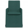 Krzesła jadalne 2 pcs Ciemnozielony 57 x 67 x 95 cm tkanina