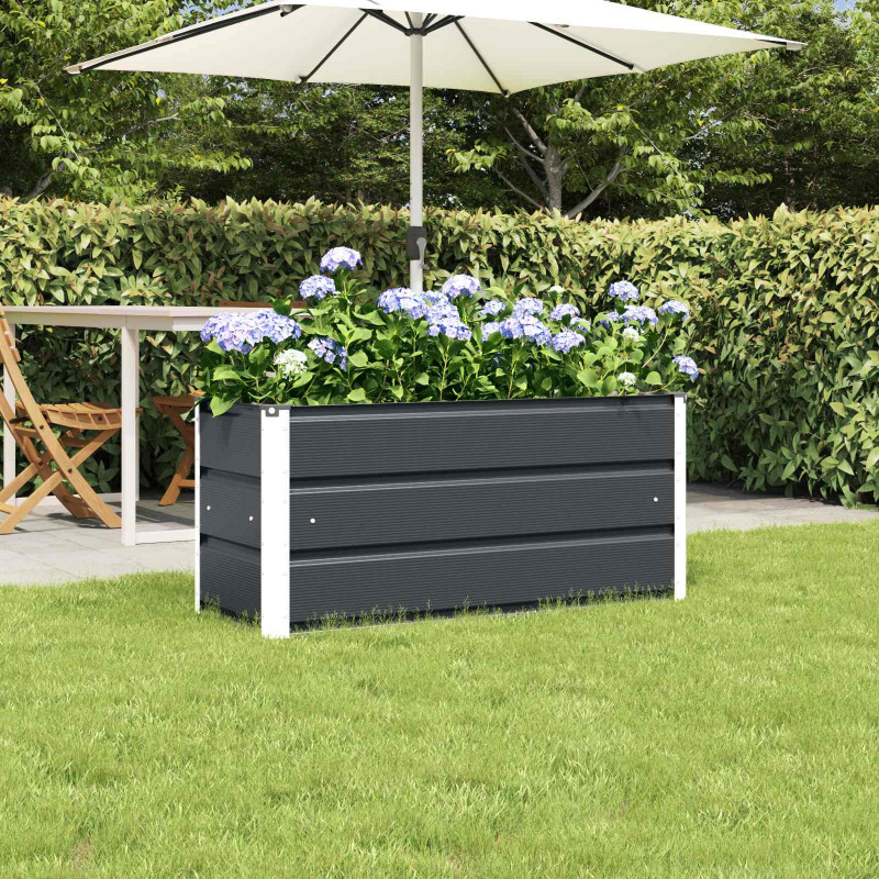Donica Antracyt 100 x 40 x 45 cm Stal