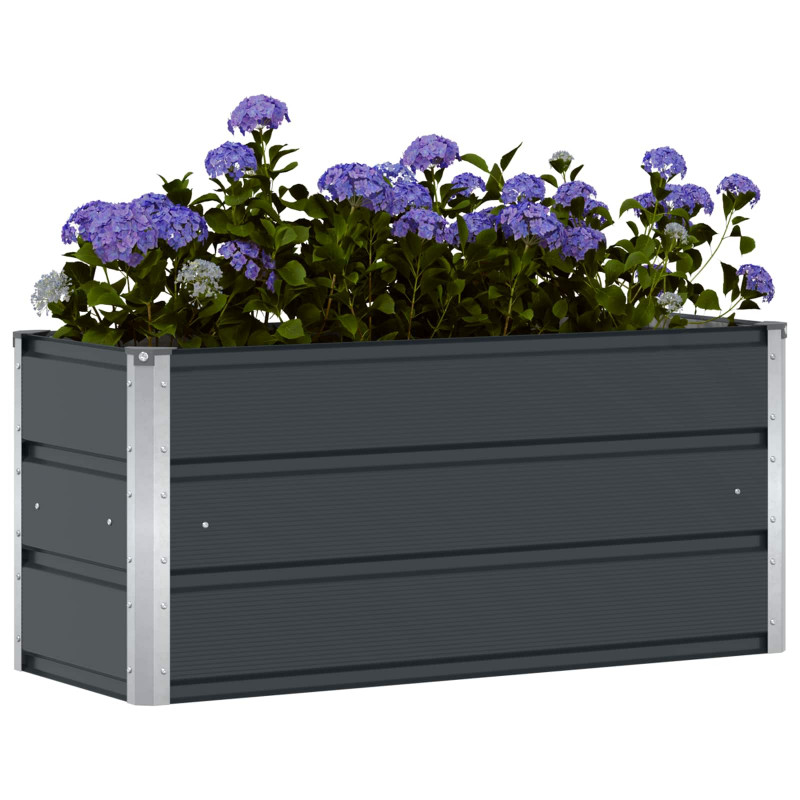 Donica Antracyt 100 x 40 x 45 cm Stal