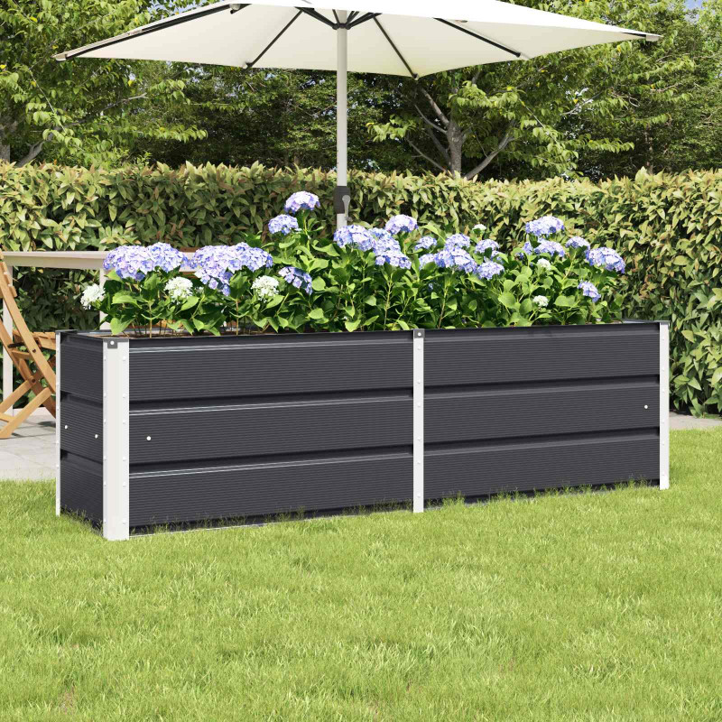 Donica Antracyt 160 x 40 x 45 cm Stal
