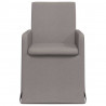 Krzesła jadalne 2 pcs Ciemnoszary 57 x 67 x 95 cm tkanina