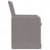 Krzesła jadalne 2 pcs Ciemnoszary 57 x 67 x 95 cm tkanina