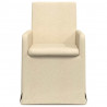 Krzesła jadalne 2 pcs Kremowy 57 x 67 x 95 cm tkanina