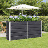 Donica Antracyt 160 x 40 x 75 cm Stal