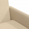 Krzesła jadalne 2 pcs Kremowy 57 x 67 x 95 cm tkanina