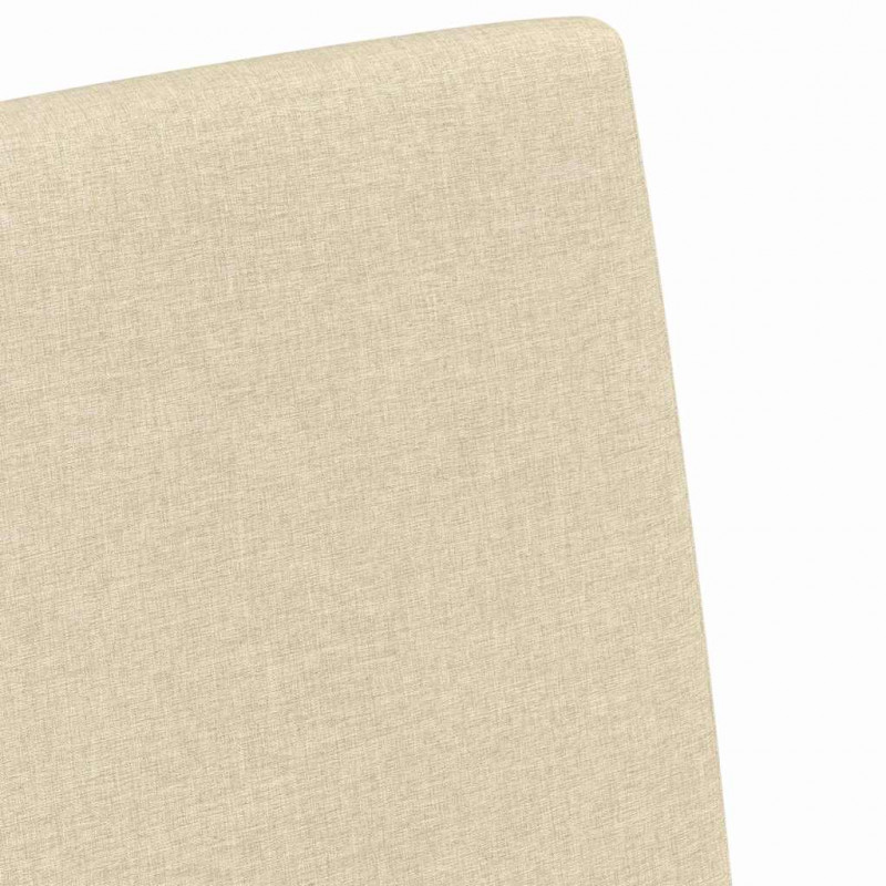 Krzesła jadalne 2 pcs Kremowy 57 x 67 x 95 cm tkanina