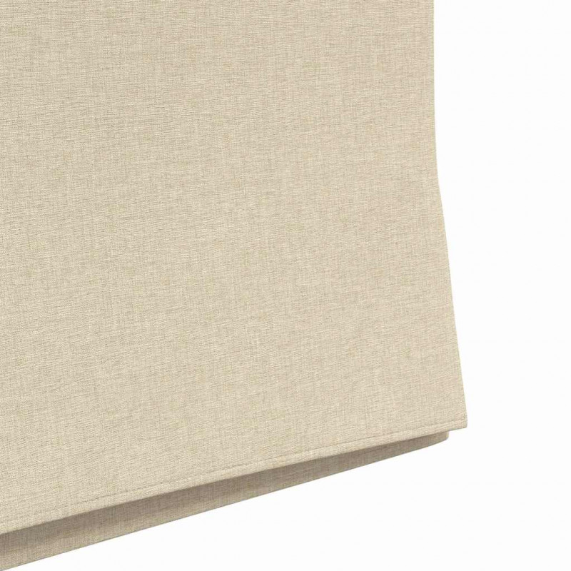 Krzesła jadalne 2 pcs Kremowy 57 x 67 x 95 cm tkanina