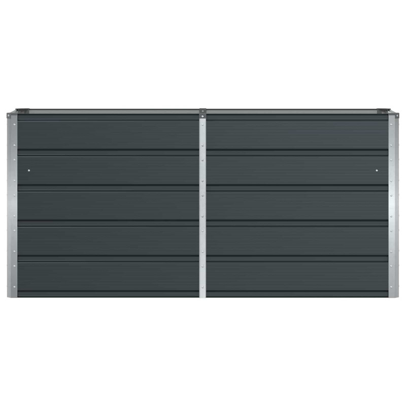Donica Antracyt 160 x 40 x 75 cm Stal