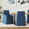 Krzesła jadalne 2 pcs Niebieski 57 x 67 x 95 cm tkanina